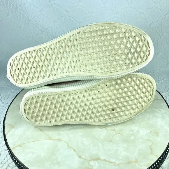 Vans Old Skool Sneakers Women 9.5 Pink Leather Classic Low Top Skate Retro Shoes - Picture 12 of 13